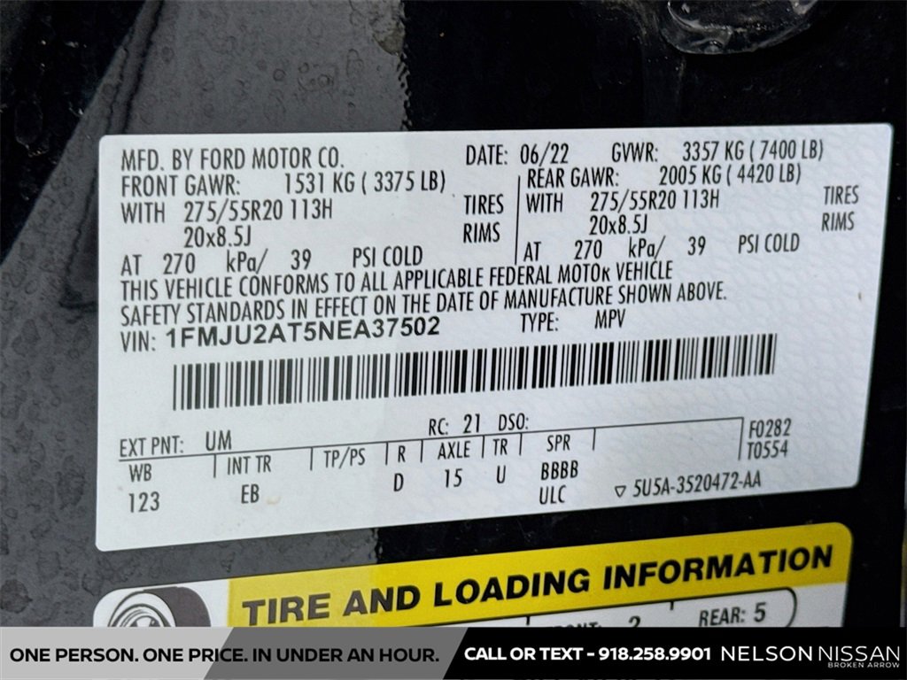 Used 2022 Ford Expedition Limited image 35