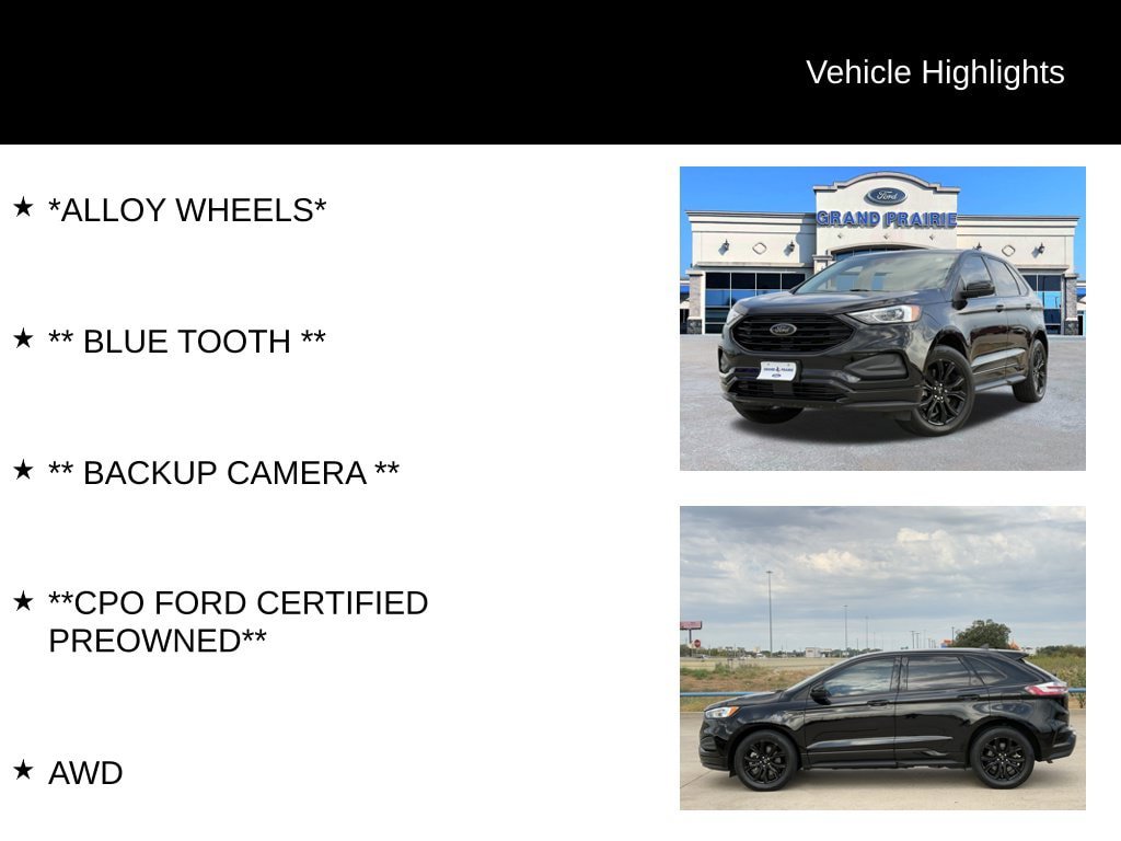 Used 2024 Ford Edge SE w/ Black Appearance Package AWD/4WD image 4