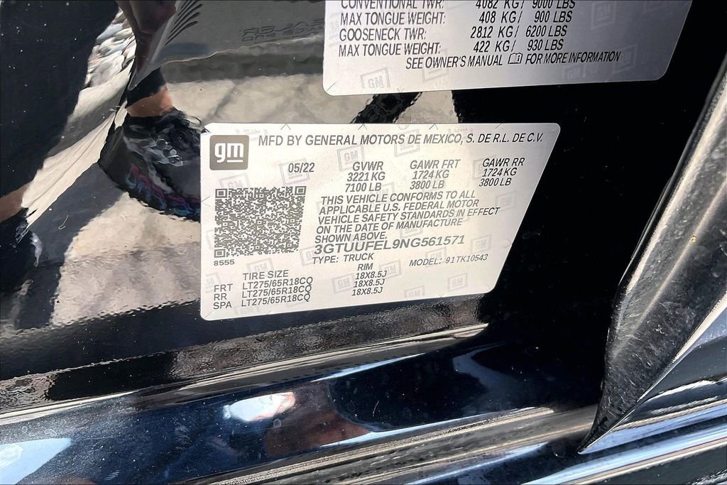 Used 2022 GMC Sierra 1500 AT4X AWD/4WD image 44