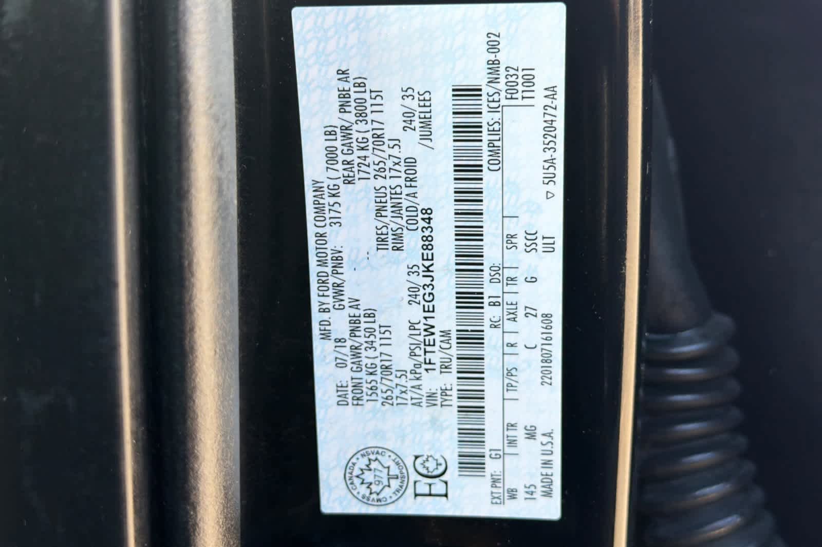 Certified 2018 Ford F150 XLT AWD/4WD image 26