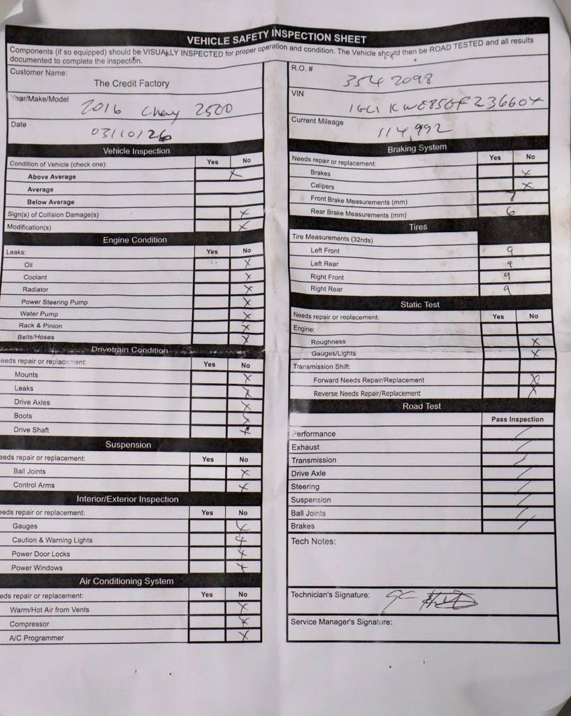 Used 2016 Chevrolet Silverado 2500 LTZ w/ Duramax Plus Package image 6