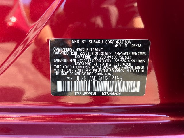 Used 2019 Subaru Crosstrek 2.0i Limited w/ Popular Package #2 AWD/4WD image 17