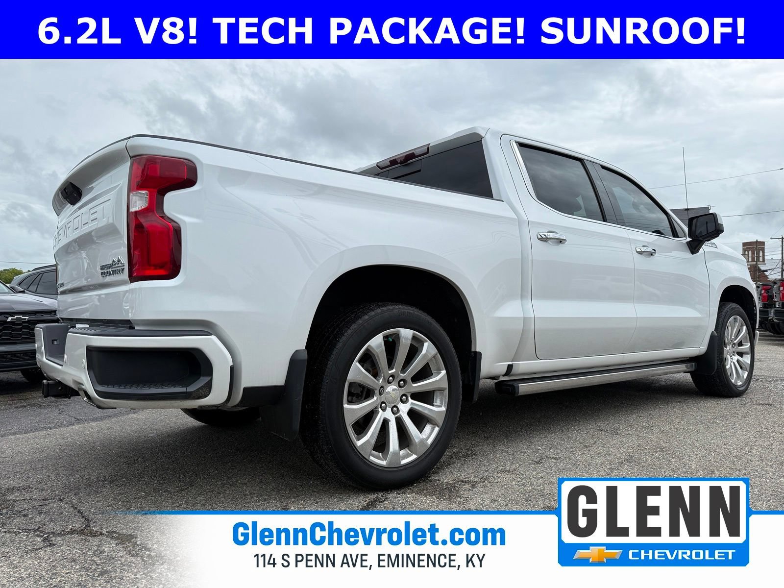 Used 2020 Chevrolet Silverado 1500 High Country w/ Technology Package AWD/4WD image 8