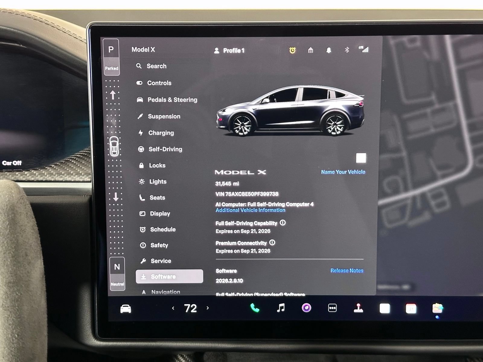 Used 2023 Tesla Model X AWD/4WD image 3