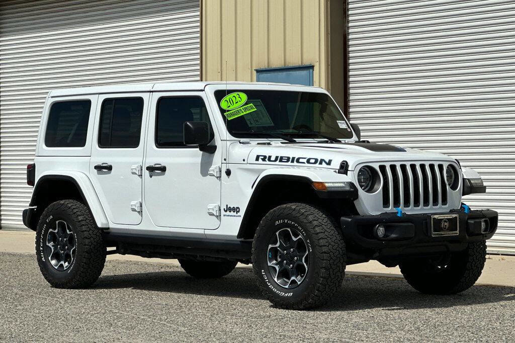 Used 2023 Jeep Wrangler Unlimited Rubicon 4xe w/ Steel Bumper Group image 8