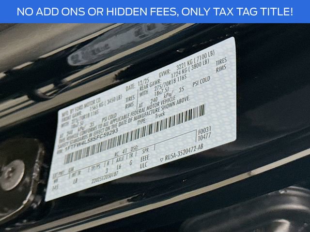 New 2025 Ford F150 Tremor w/ Mobile Office Package image 33