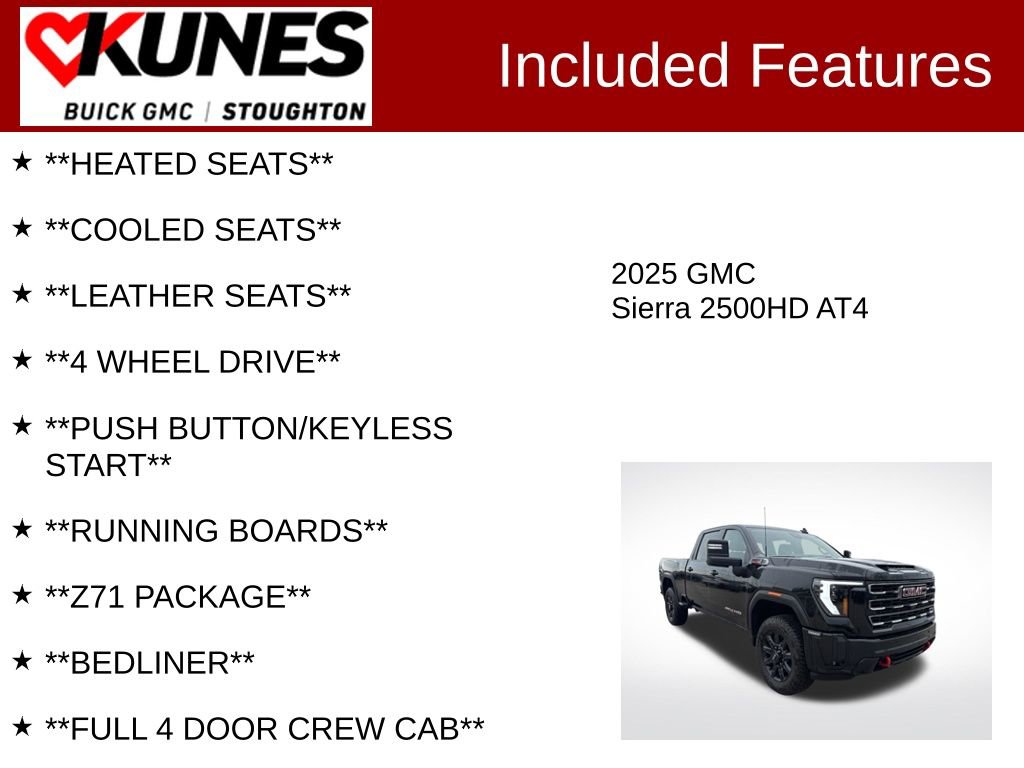 Used 2025 GMC Sierra 2500 AT4 AWD/4WD image 3