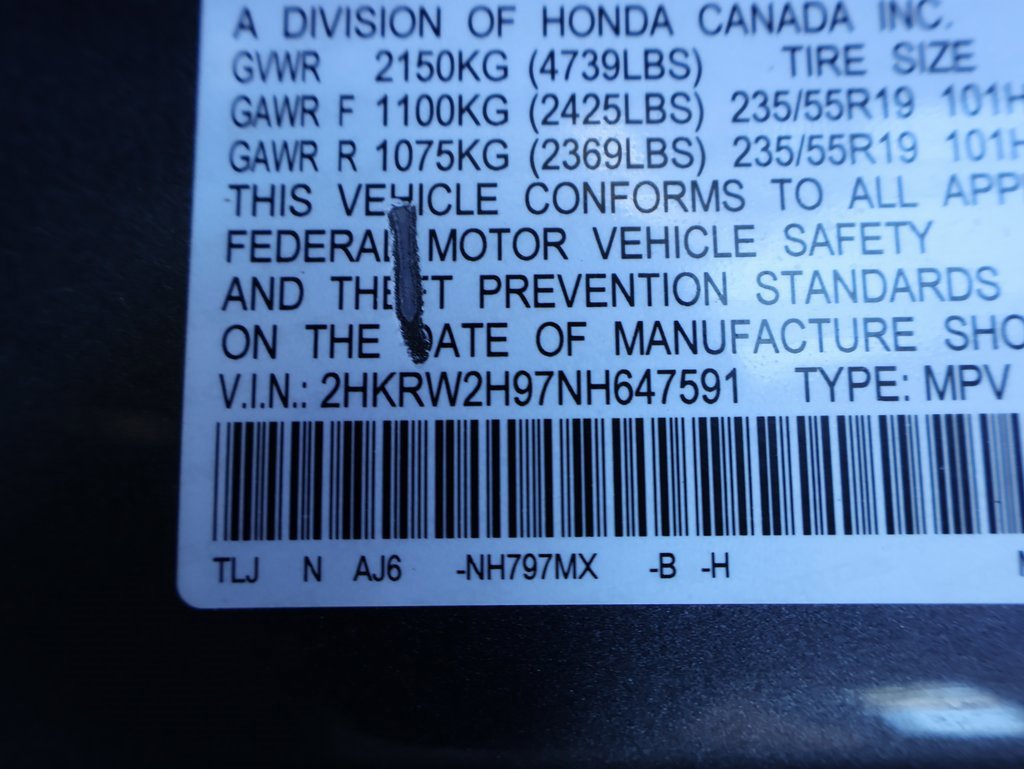 Certified 2022 Honda CR-V Touring image 35