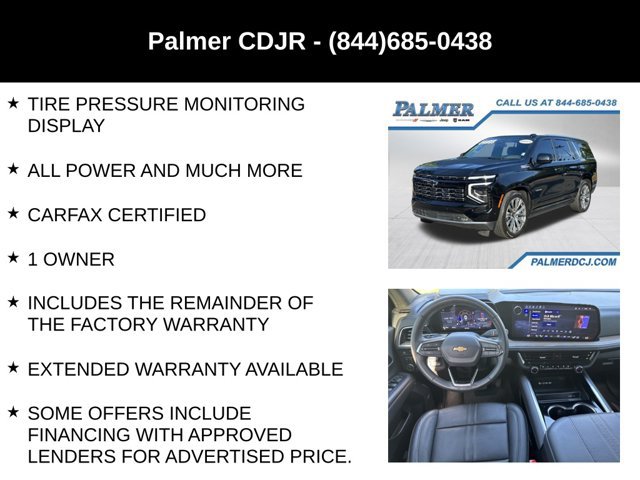 Used 2025 Chevrolet Tahoe High Country AWD/4WD image 30