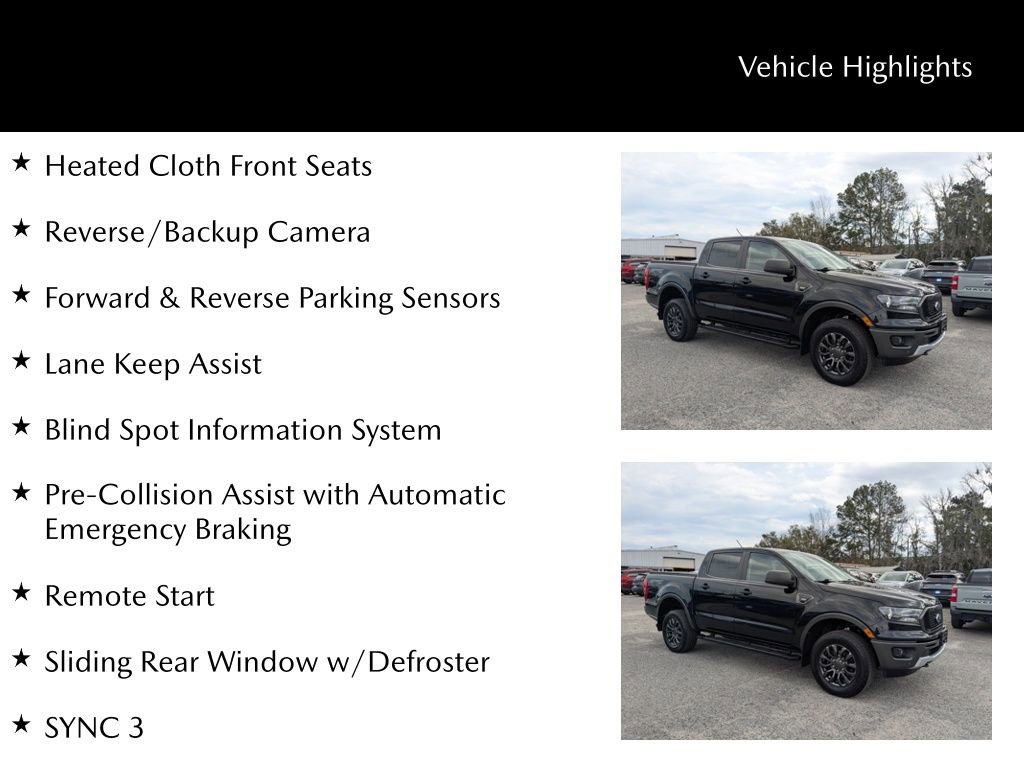 Used 2019 Ford Ranger XLT w/ Equipment Group 302A Luxury image 30