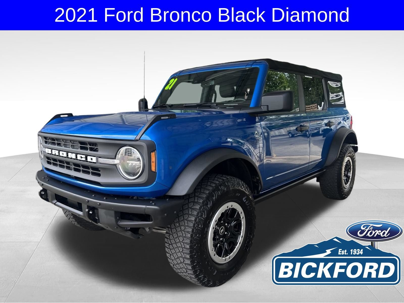Used 2021 Ford Bronco Black Diamond w/ Sasquatch Package