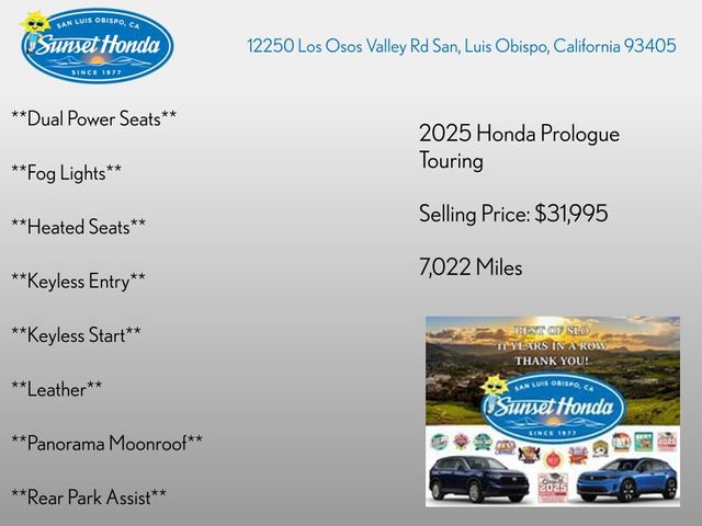 Used 2025 Honda Prologue Touring image 4