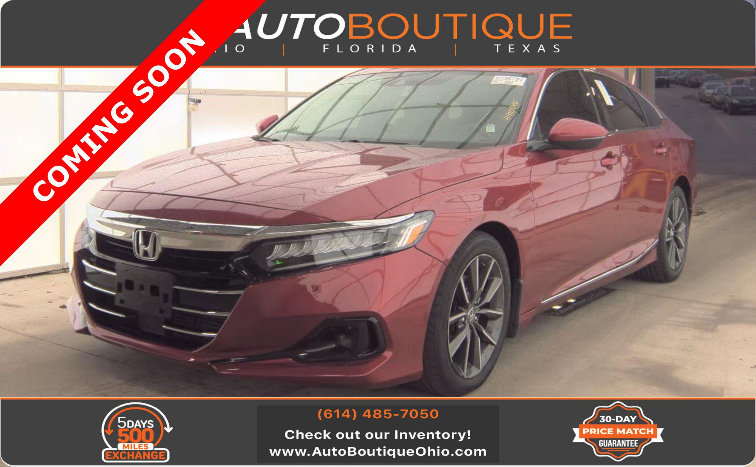 Used 2021 Honda Accord EX-L