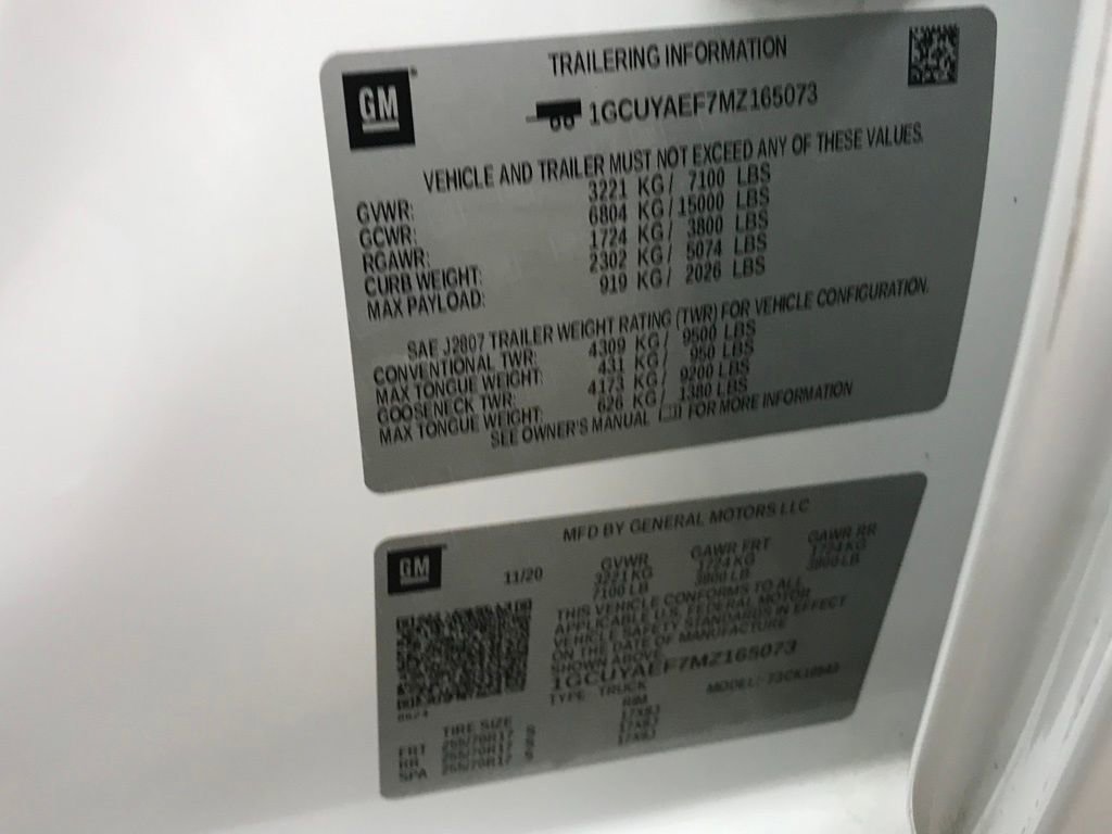 Used 2021 Chevrolet Silverado 1500 W/T w/ WT Value Package image 44