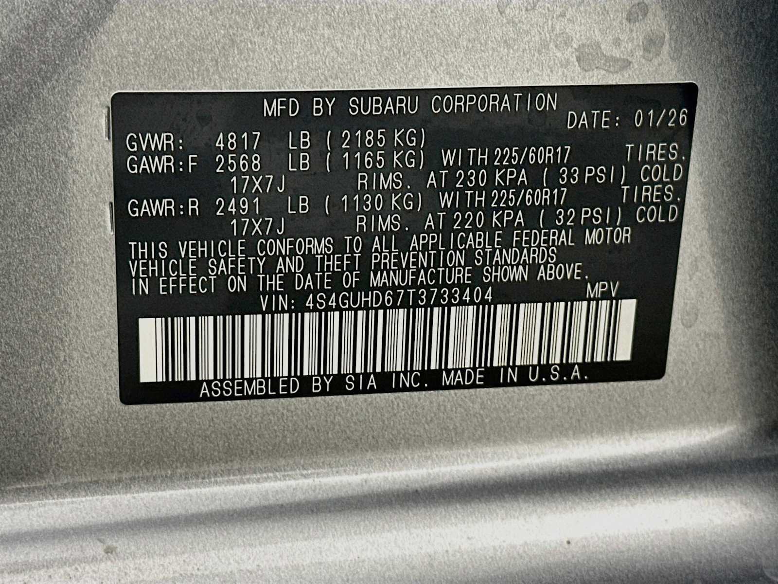 Certified 2026 Subaru Crosstrek 2.5i Premium AWD/4WD image 29