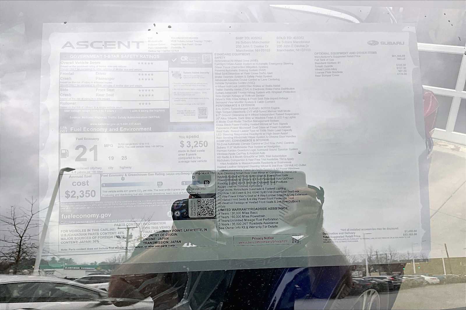 New 2026 Subaru Ascent Touring image 19