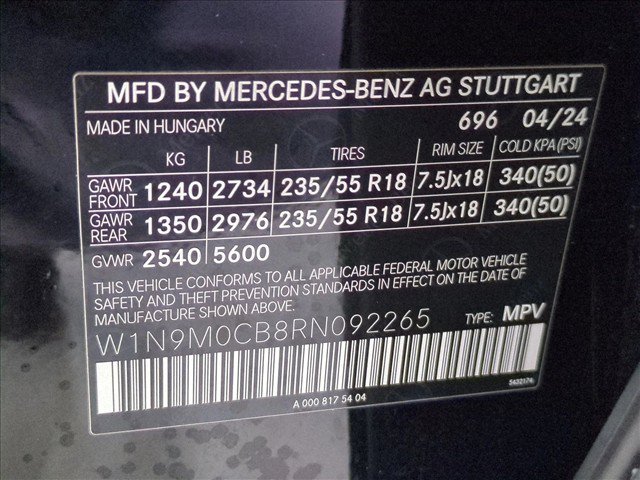 Certified 2024 Mercedes-Benz EQB 250+ image 24