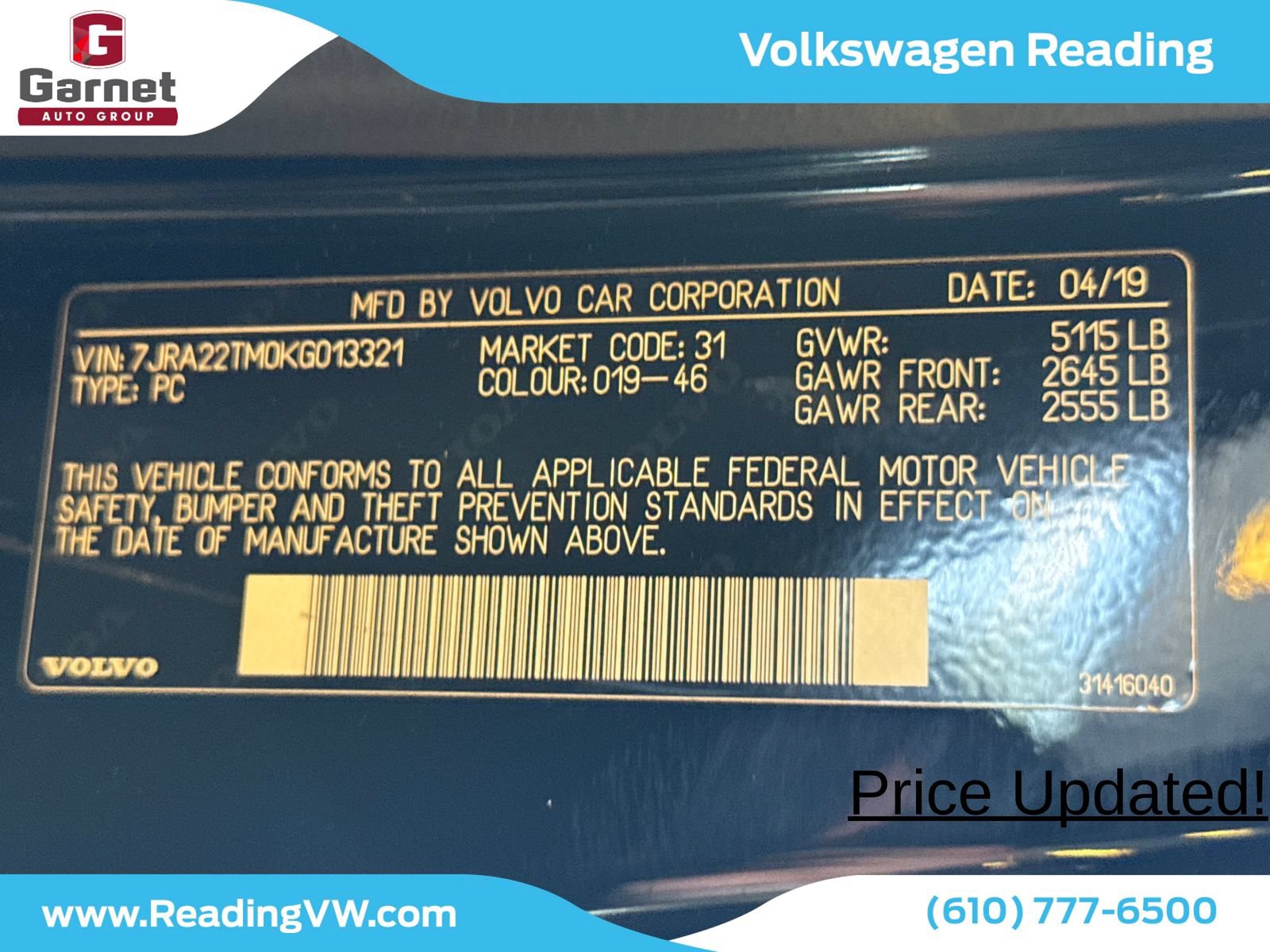 Used 2019 Volvo S60 T6 R-Design AWD/4WD image 28