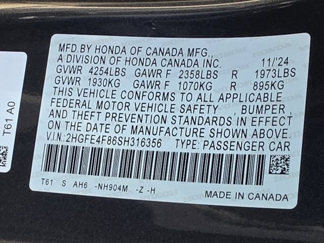 Used 2025 Honda Civic Sport image 33