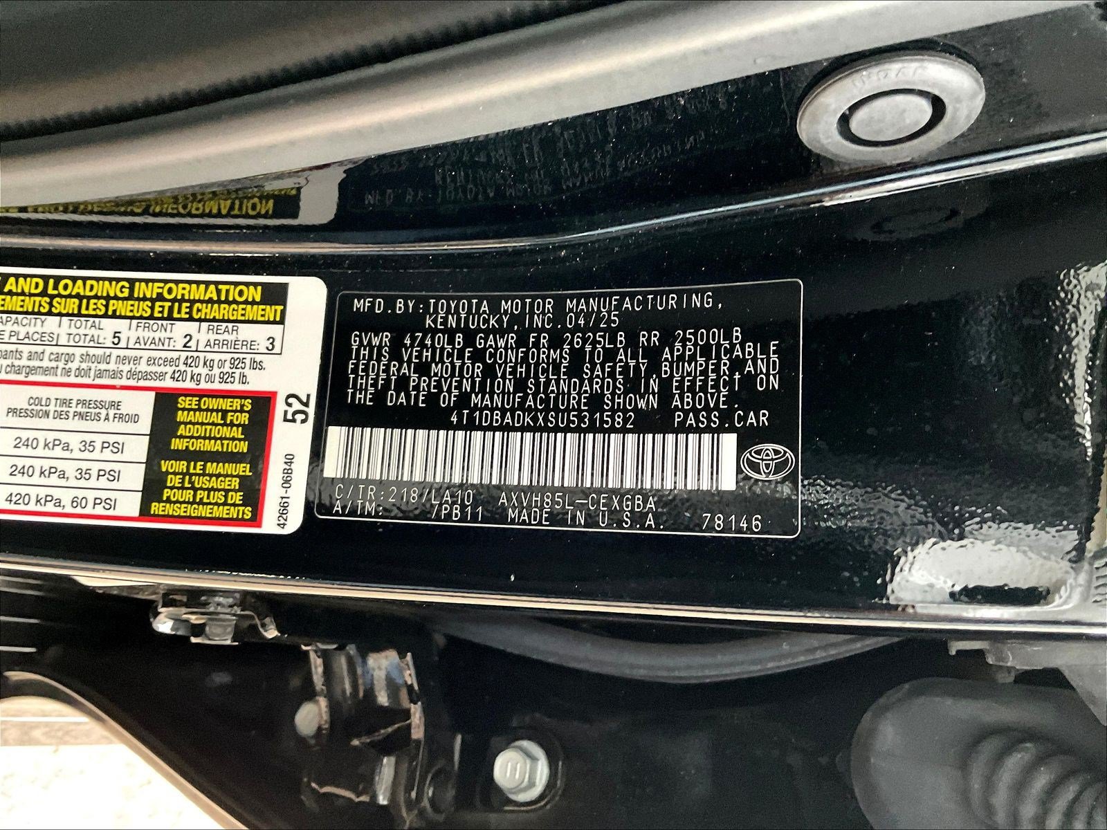 Used 2025 Toyota Camry XLE AWD/4WD image 19