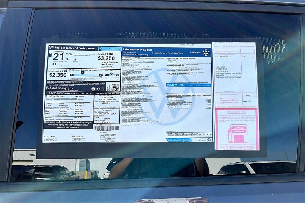 New 2026 Volkswagen Atlas Peak Edition image 14