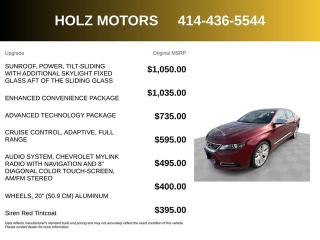 Used 2017 Chevrolet Impala Premier w/ Enhanced Convenience Package image 5