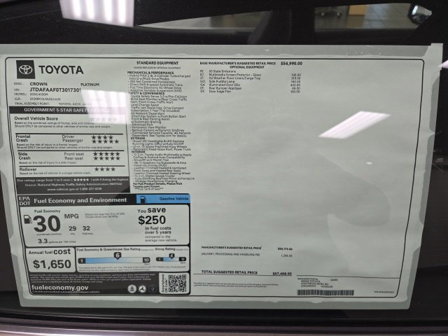 New 2026 Toyota Crown Platinum AWD/4WD image 7