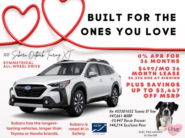 New 2025 Subaru Outback Touring XT w/ Popular Package #2 image 9