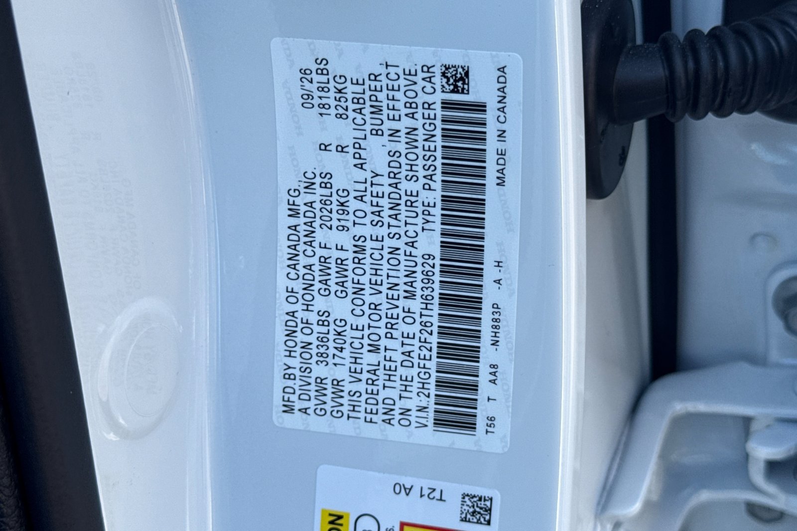 New 2026 Honda Civic LX image 26