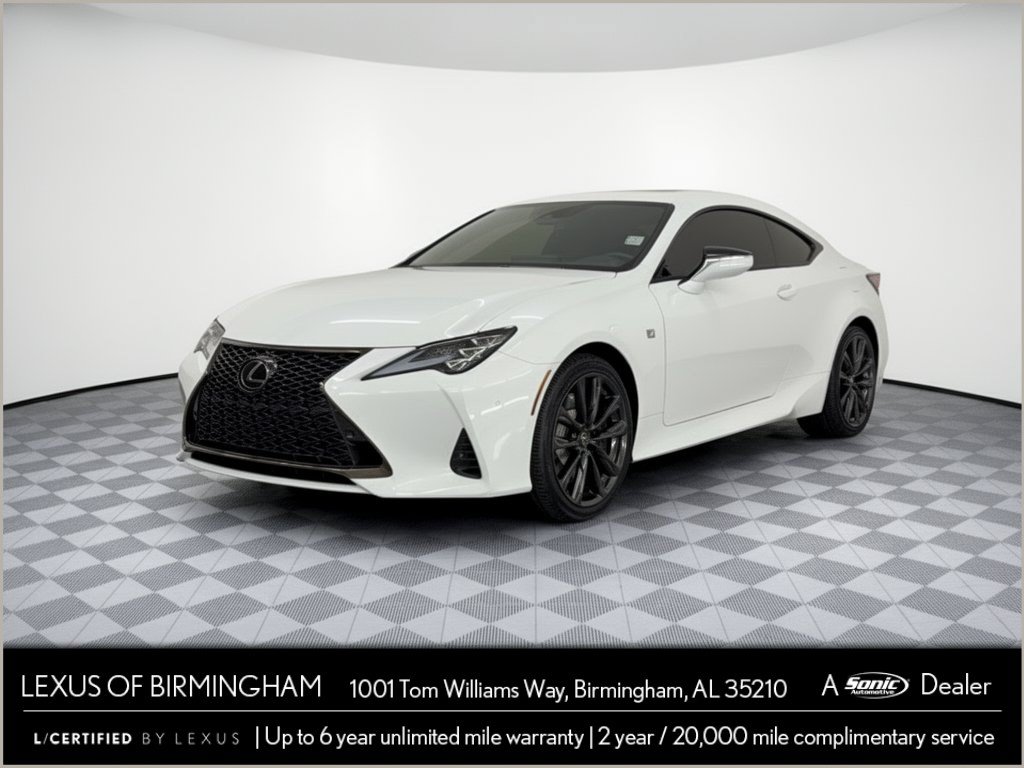 Certified 2025 Lexus RC 350 F Sport w/ Navigation Package RWD image 1