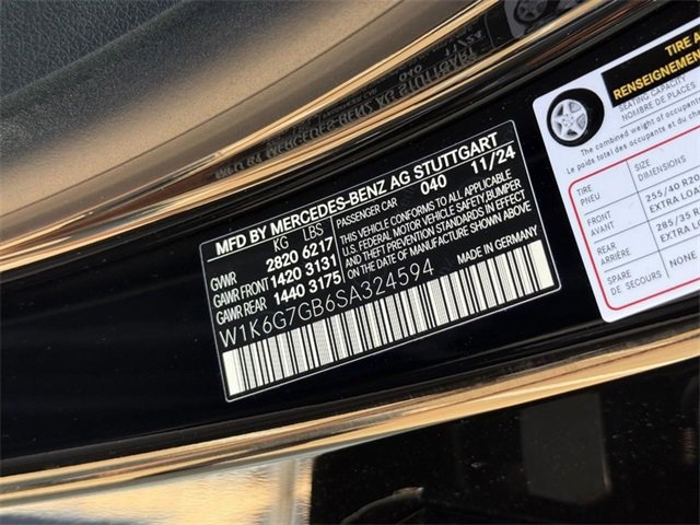 New 2025 Mercedes-Benz S 580 4MATIC Sedan image 16