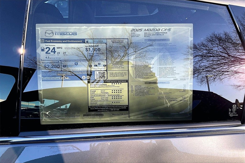 New 2025 MAZDA CX-5 2.5 Turbo w/ Premium Package image 13