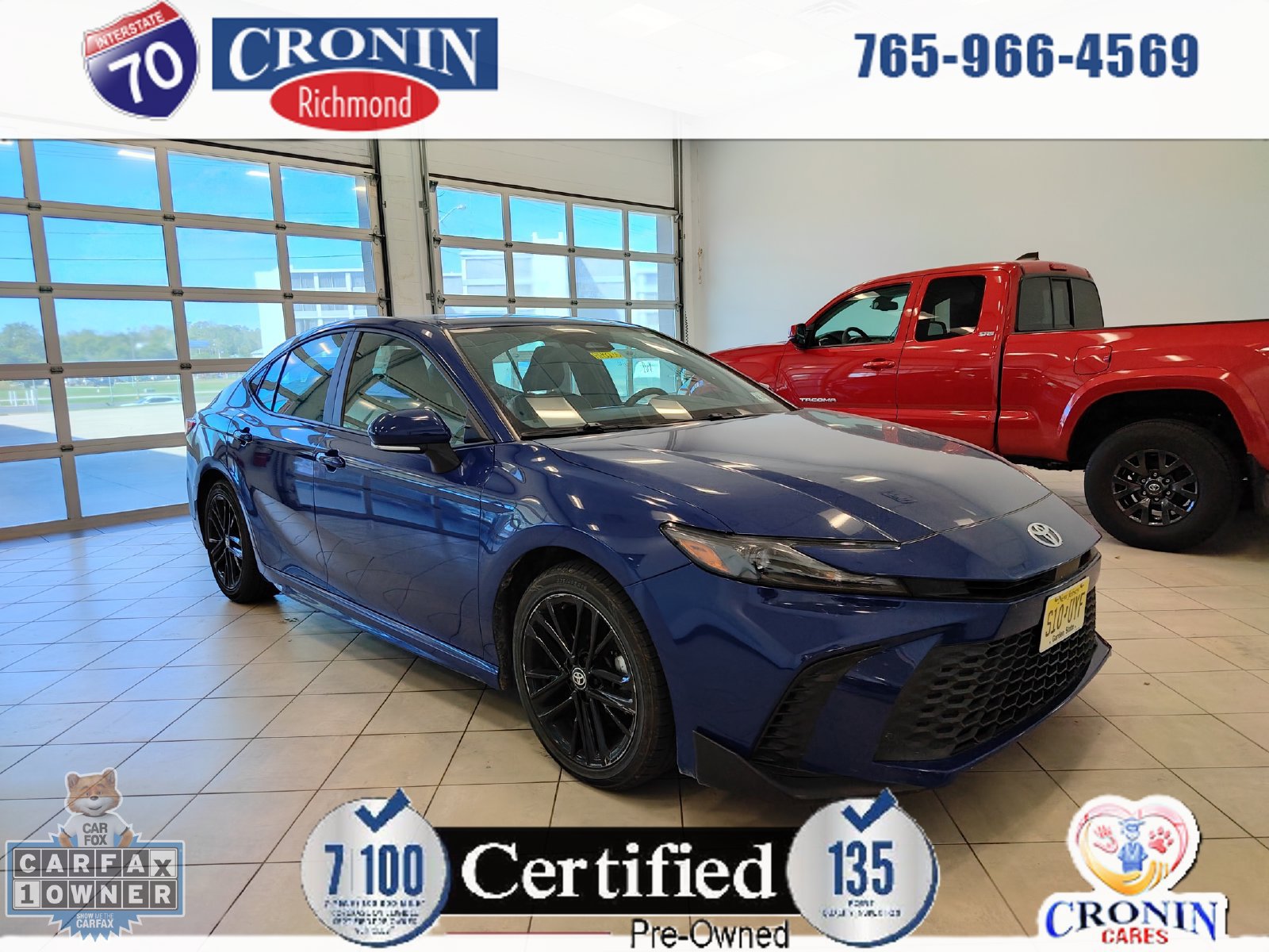 Used 2025 Toyota Camry SE FWD image 1