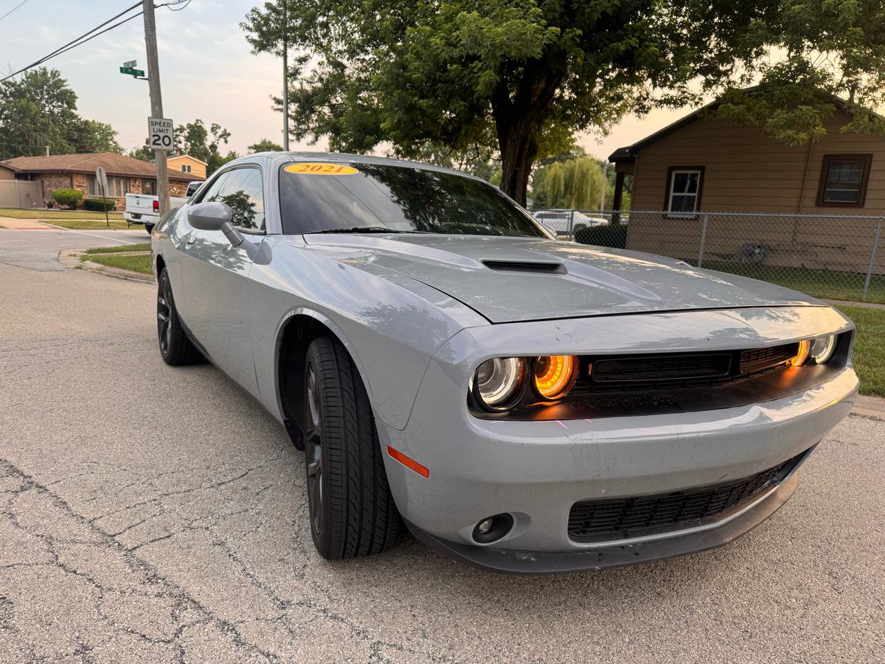 Used 2021 Dodge Challenger SXT w/ Blacktop Package RWD image 3