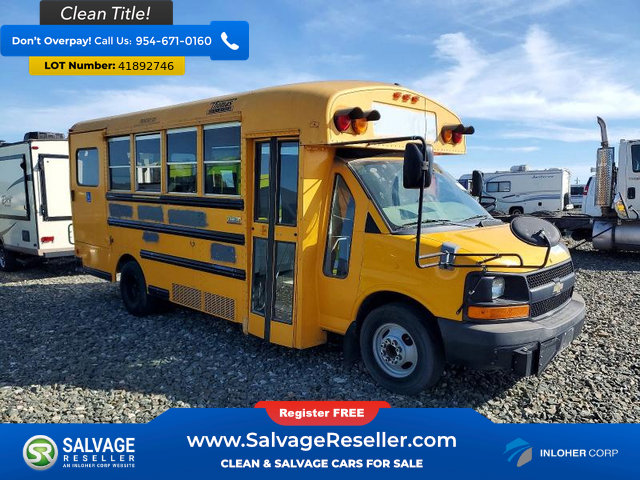 Used 2011 Chevrolet Express 3500 Extended w/ School Bus Package image 1