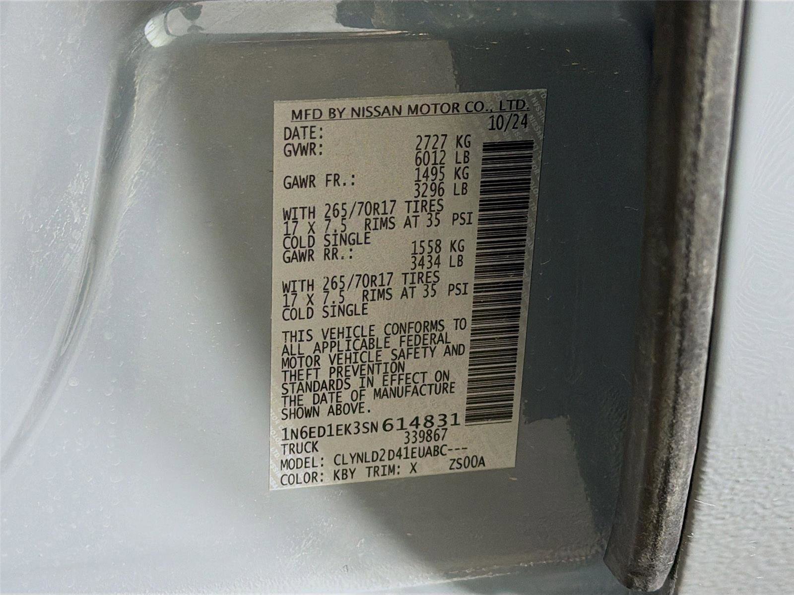 Used 2025 Nissan Frontier PRO-4X w/ Pro Convenience Package image 32