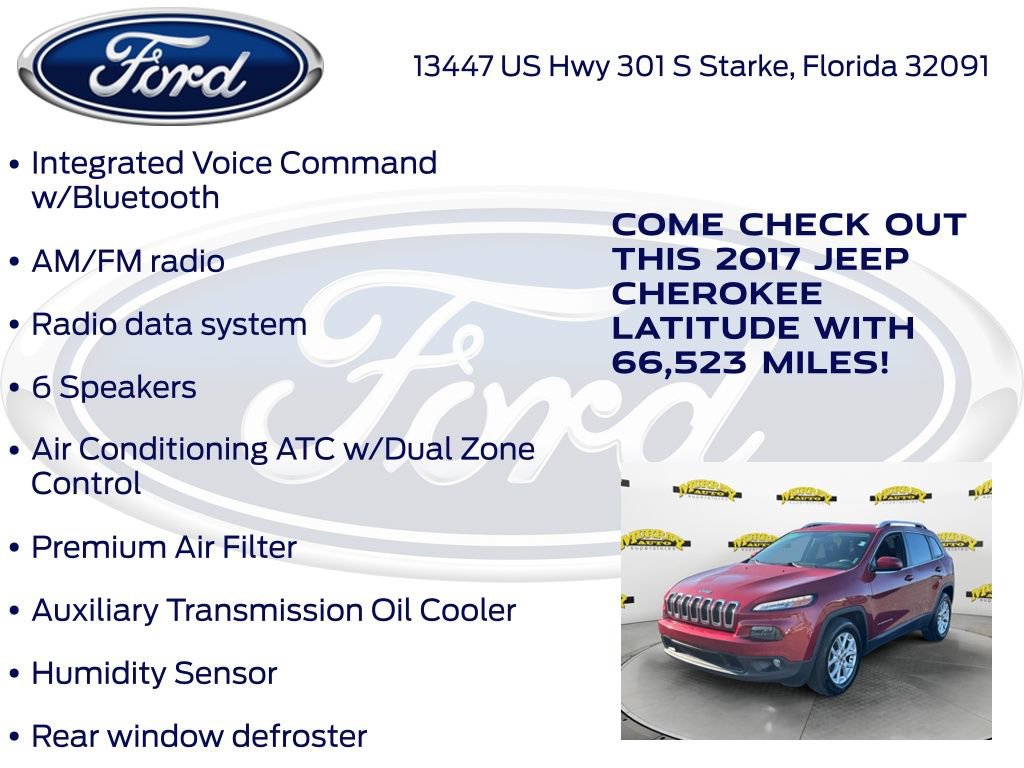 Used 2017 Jeep Cherokee Latitude w/ Comfort/Convenience Group FWD image 27