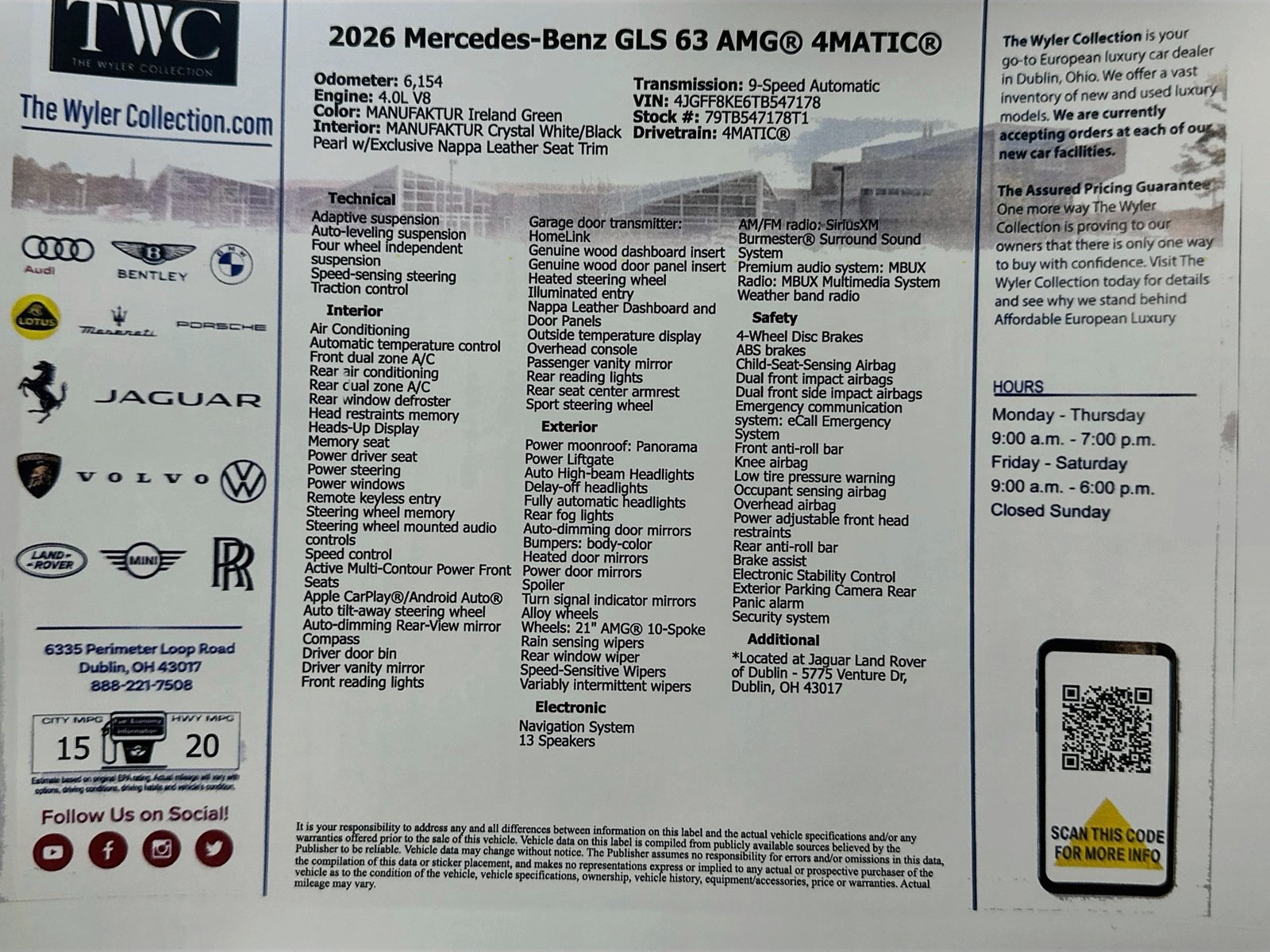 Used 2026 Mercedes-Benz GLS 63 AMG 4MATIC image 46