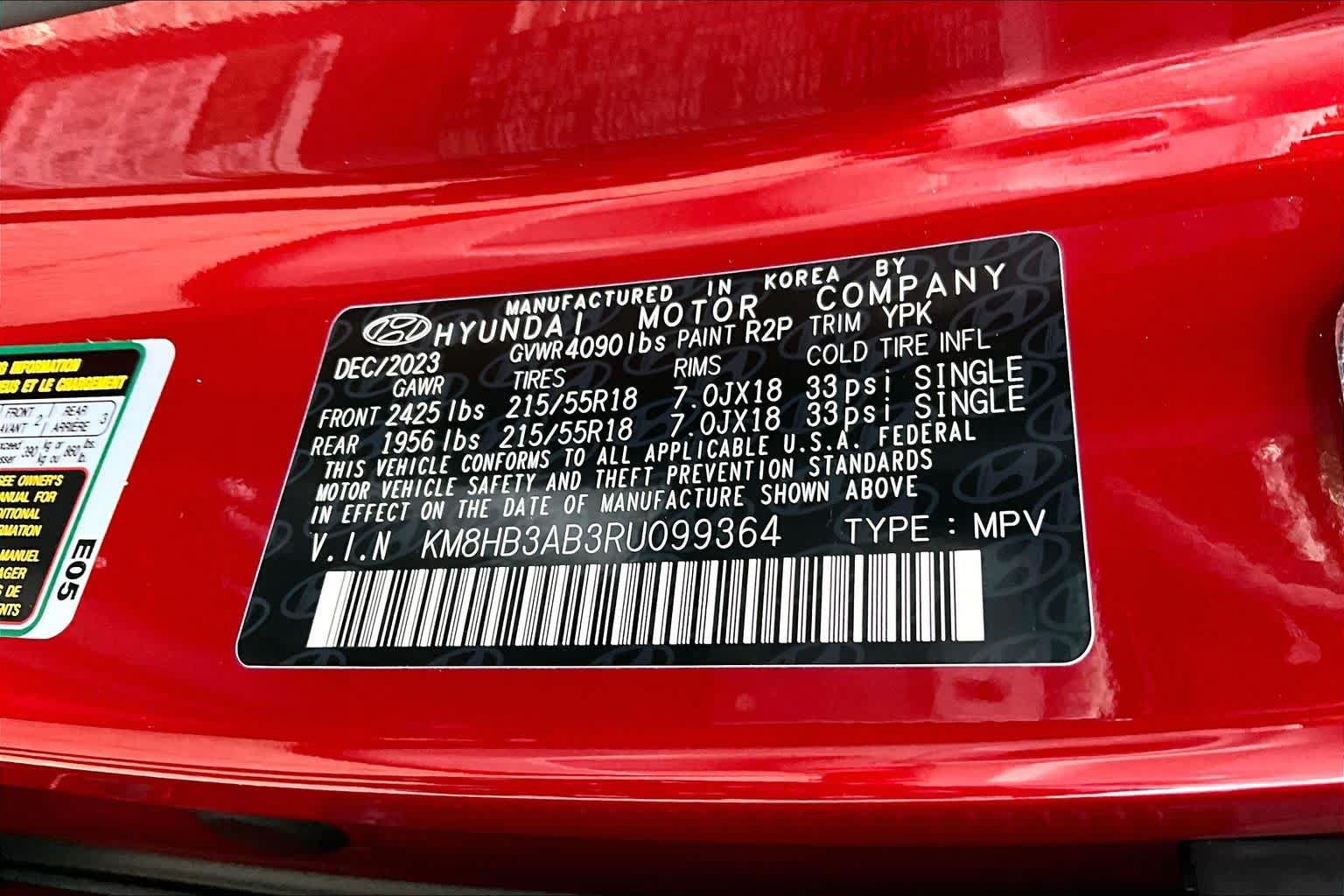 Used 2024 Hyundai Kona SEL FWD image 33