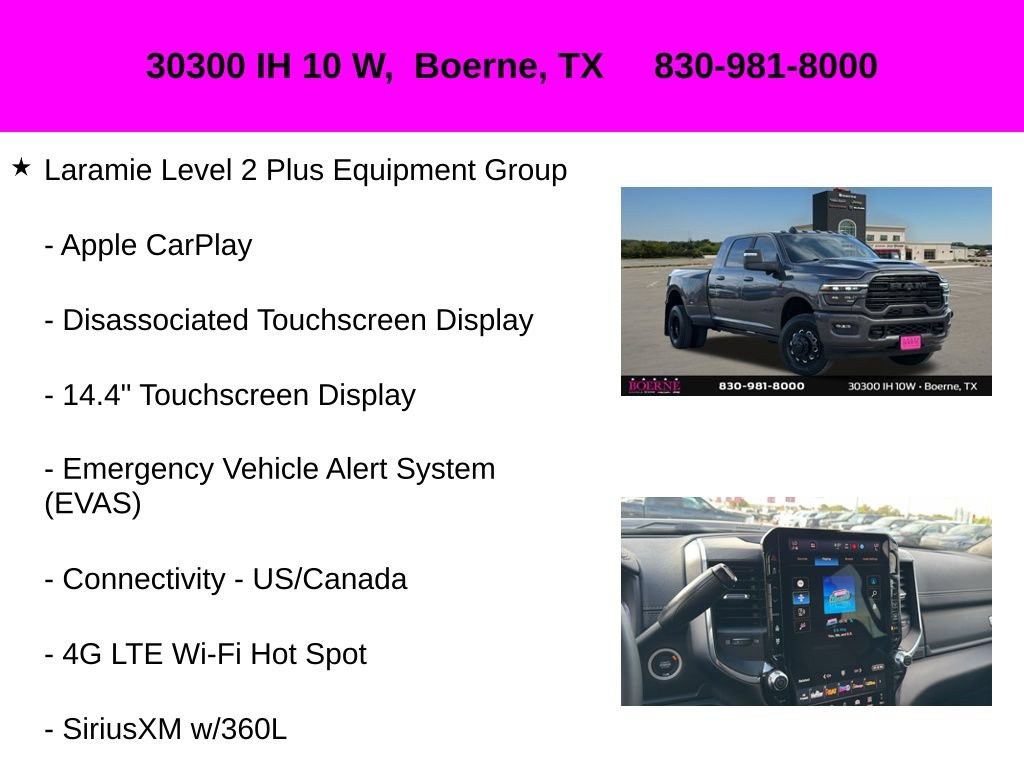 Used 2025 RAM 3500 Laramie AWD/4WD image 36