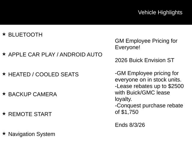 New 2026 Buick Envision Avenir AWD/4WD video 2