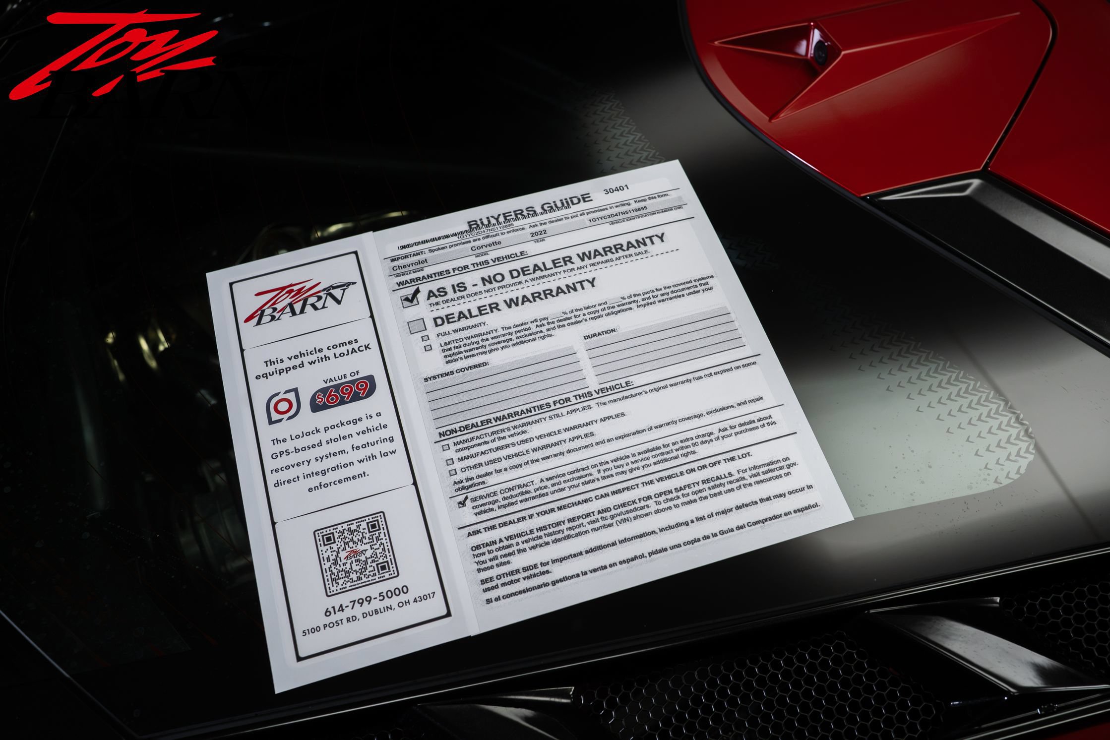 Used 2022 Chevrolet Corvette Stingray Premium Cpe w/ Z51 Performance Package RWD image 53