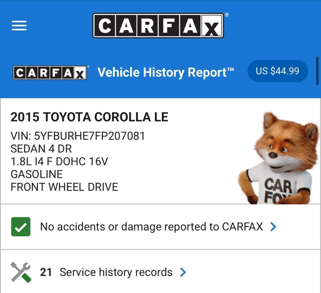 Used 2015 Toyota Corolla LE image 4