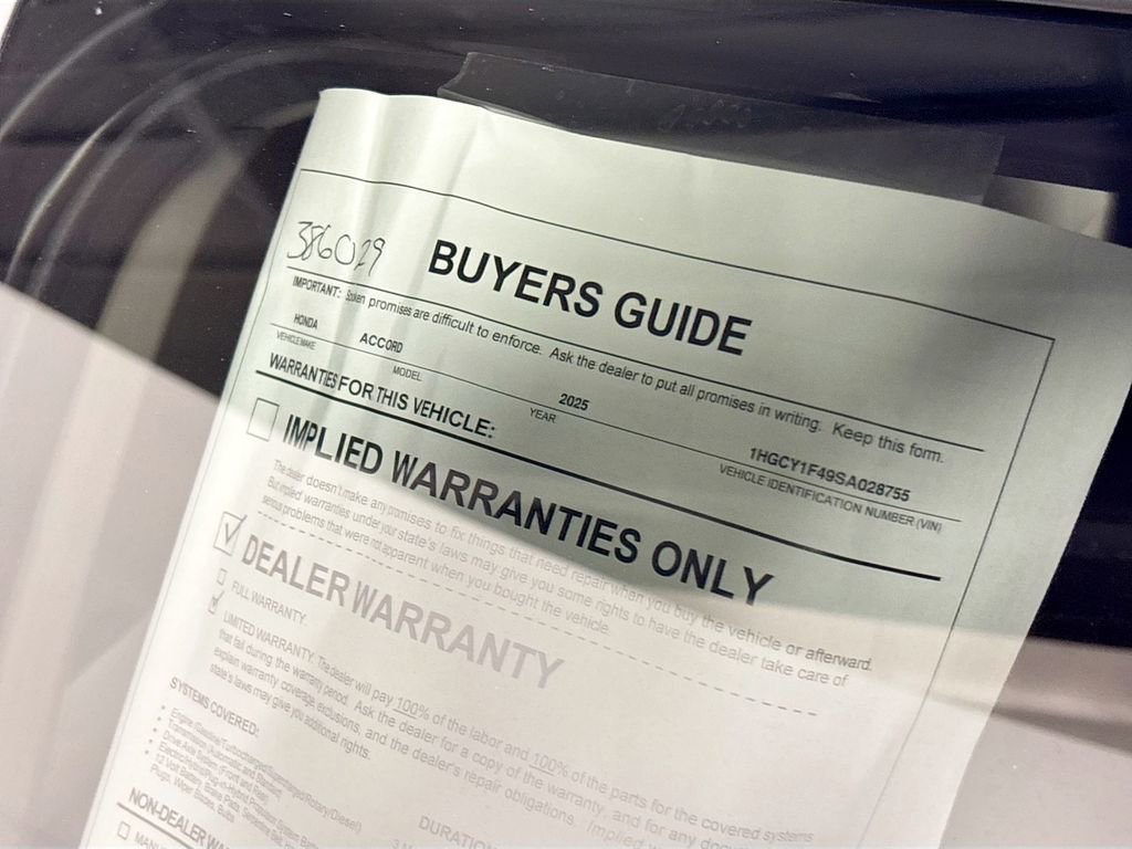 Used 2025 Honda Accord SE image 24