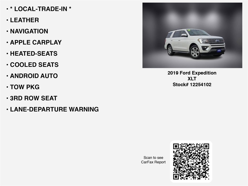 Used 2019 Ford Expedition XLT w/ Equipment Group 202A image 7