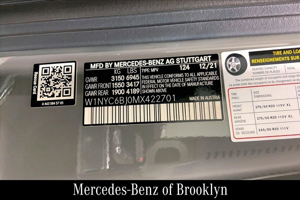 Certified 2021 Mercedes-Benz G 550 image 37