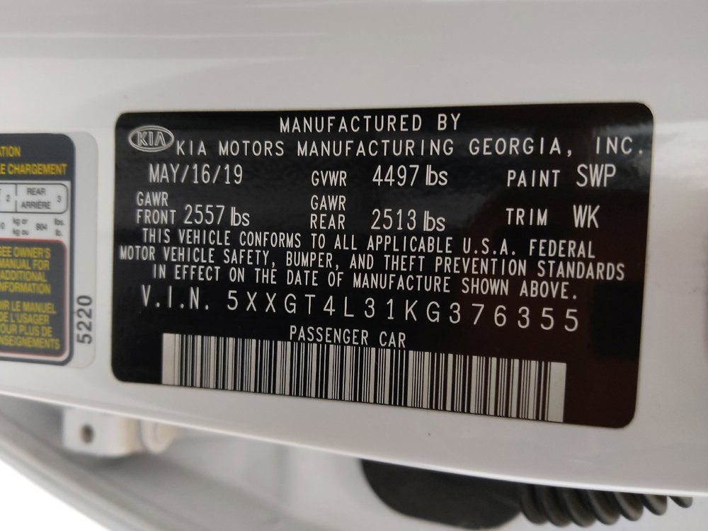Used 2019 Kia Optima LX w/ LX 17" Wheel Package FWD image 33