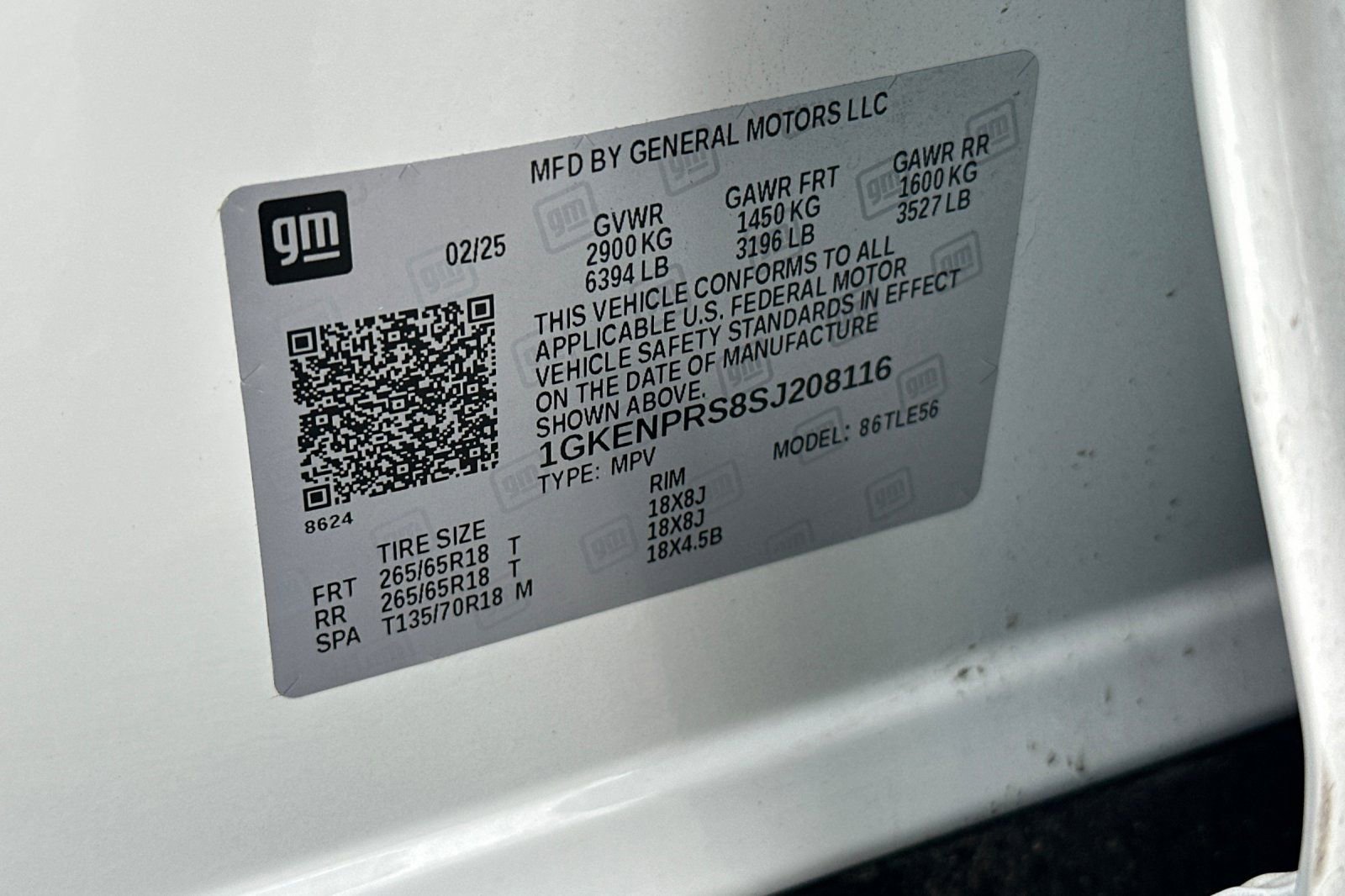 Used 2025 GMC Acadia AT4 w/ LPO, Floor Liner Package image 54