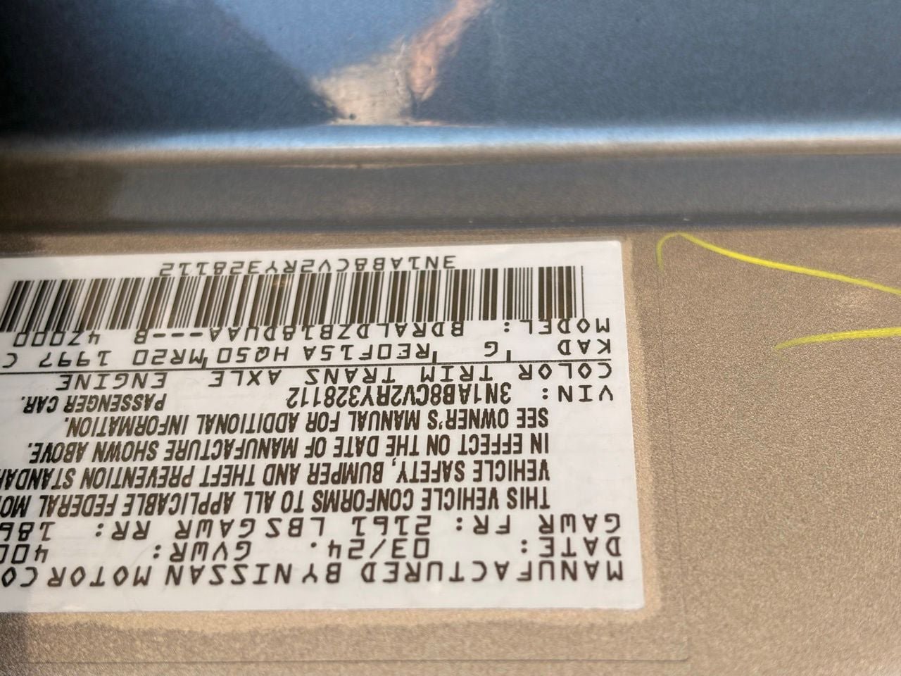 Certified 2024 Nissan Sentra SV w/ All-Weather Package FWD image 32