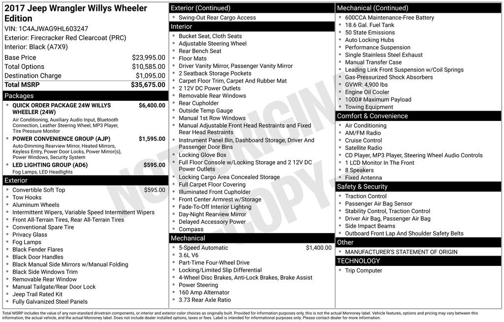 Used 2017 Jeep Wrangler Sport image 6